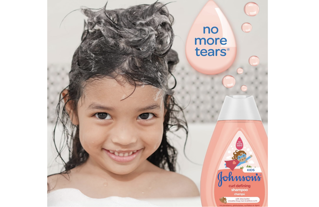 best kids shampoo, Johnson's Curl-Defining Tear-Free Kids' Shampoo